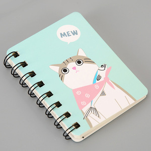 印花图案儿童学生A7可爱迷你螺旋笔记本 - Product Image 2