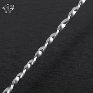 Thép Không Gỉ Tái Sử Dụng Thân Thiện Với Môi Bền Chống Trượt Dài Xử Lý Thanh Muỗng Với Mô Hình Xoắn Ốc Cho Cocktail Khuấy - Product Image 5