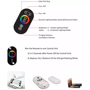Telecomando a LED CE RoHs 12V 30A 24V 24A 48V RGB Led Neon Strip Light Dimmer Wireless RF Remote Control PWM Led Controller - Product Image 5