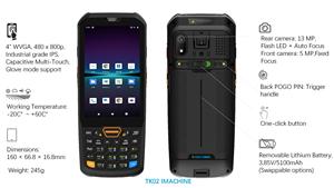 IP68 водонепроницаемый Android портативный КПК со сканером штрих-кодов для аптек и мобильных POS приложений портативный мобильный компьютер данных - Product Image 4