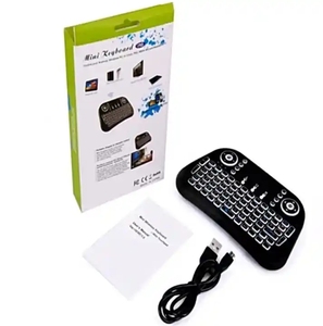 Venta al por mayor de fábrica 2,4G BT teclado i10 Air mouse 7 colores mini Teclado retroiluminado mouse con touchpad funciona para Android PC - Product Image 6