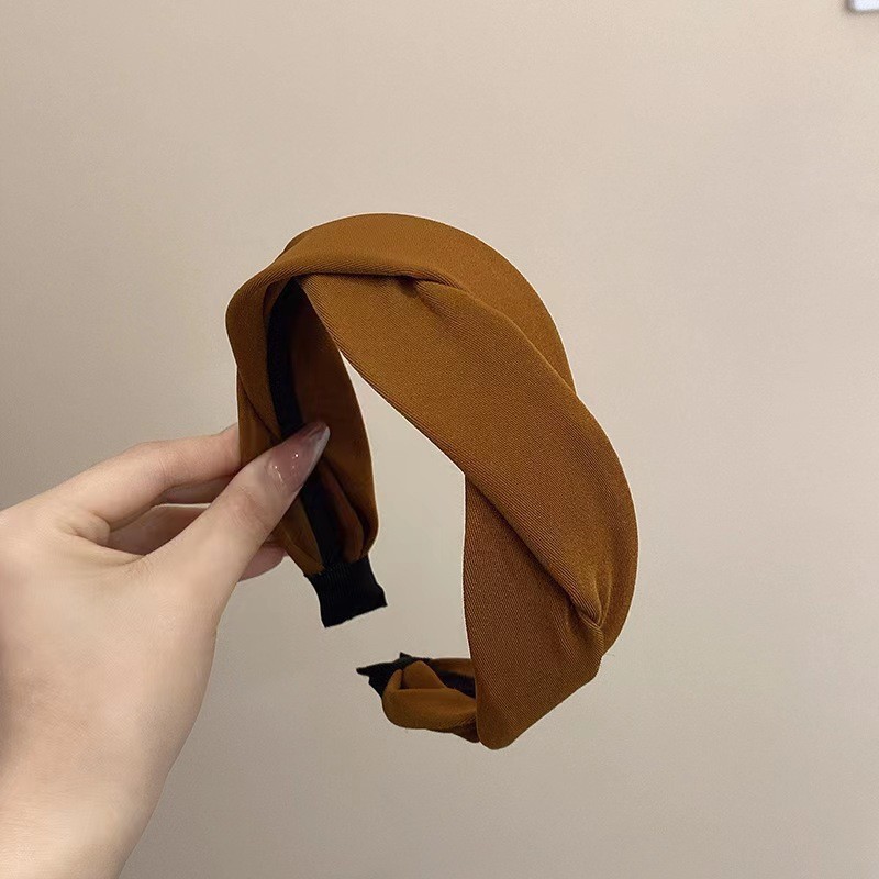 14 Large Twist Hairband Khaki