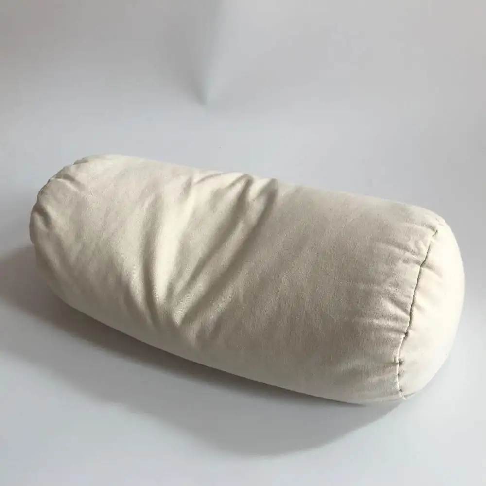 Cuscino in buccia di grano saraceno con cerniera in cotone 100% per dormire