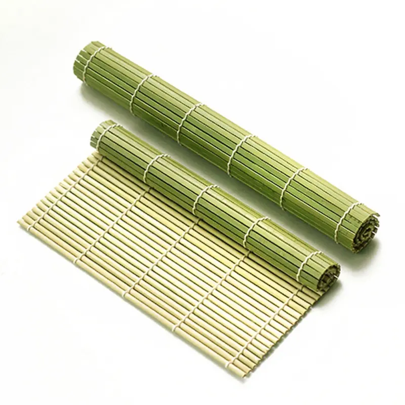 Sushi Tools Sushi Rolling Roller Bamboo Material Rolling Mats Sushi Maker DIY and A Rice Paddle Japanese Foods