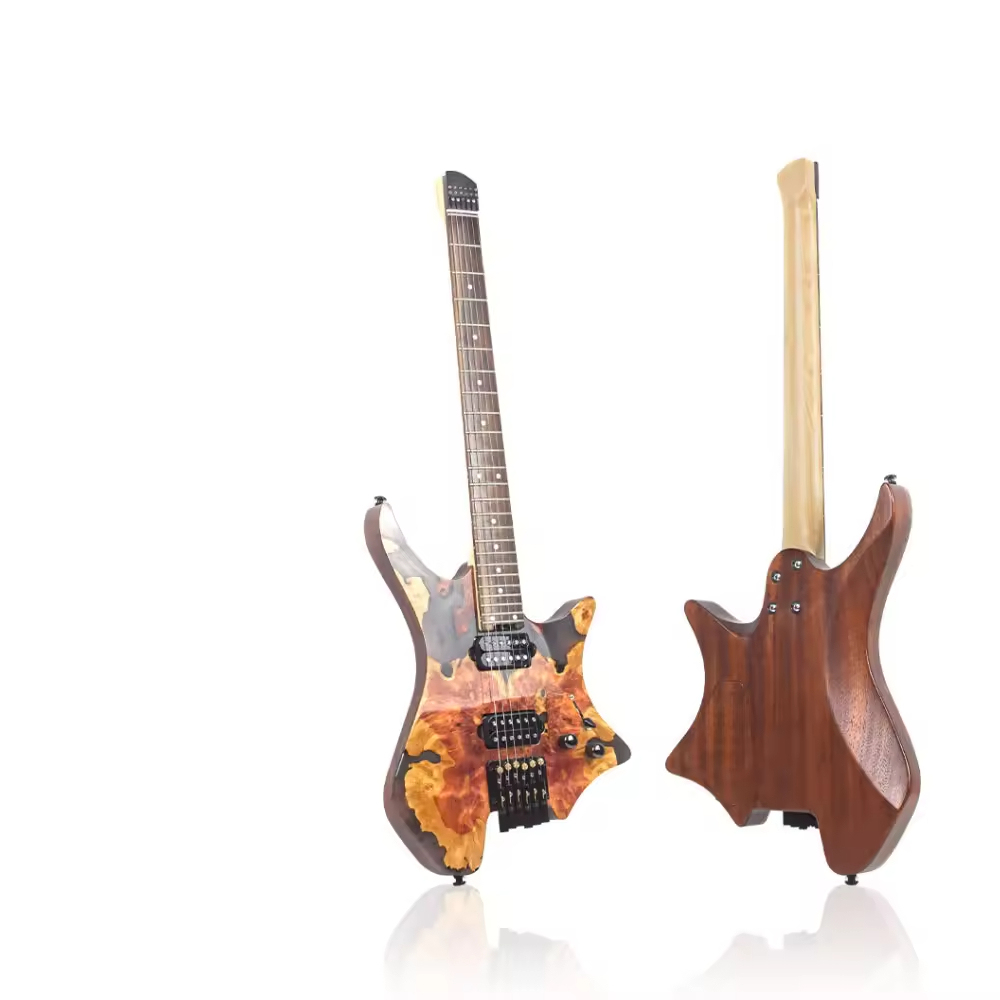 Guitarra sin cabeza de edición limitada.