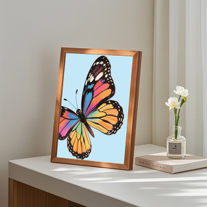 Bellflower bướm DIY sơn kim cương in vòng khoan thân thiện với môi 5D tường trang trí - Product Image 4