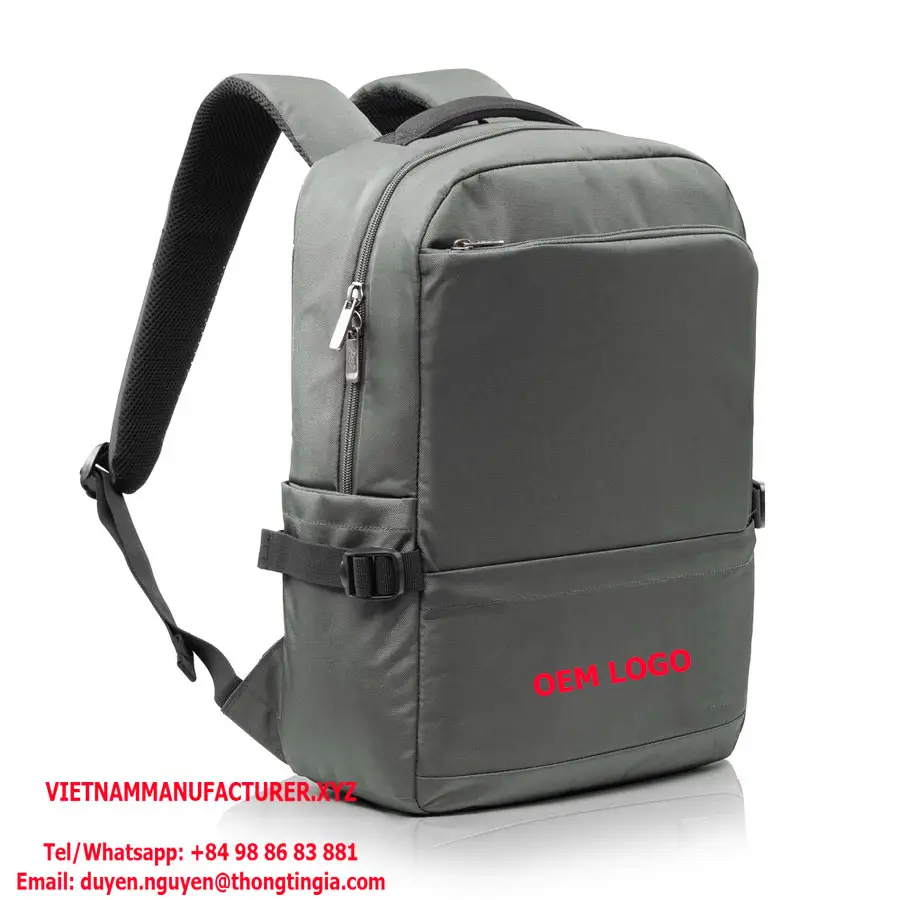 Fábrica de mochilas para portátiles OEM de Vietnam, fabricante de mochilas en Vietnam, sin ventas al por menor, 1000 piezas para pedidos OEM