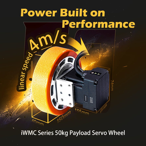 ล้อเซอร์โวขนาดกะทัดรัดสำหรับ agv/amr-IP54 & ได้รับการรับรองจาก IWMC10415-06017-A180-MBDT รวมการลดค่าใช้จ่าย - Product Image 3