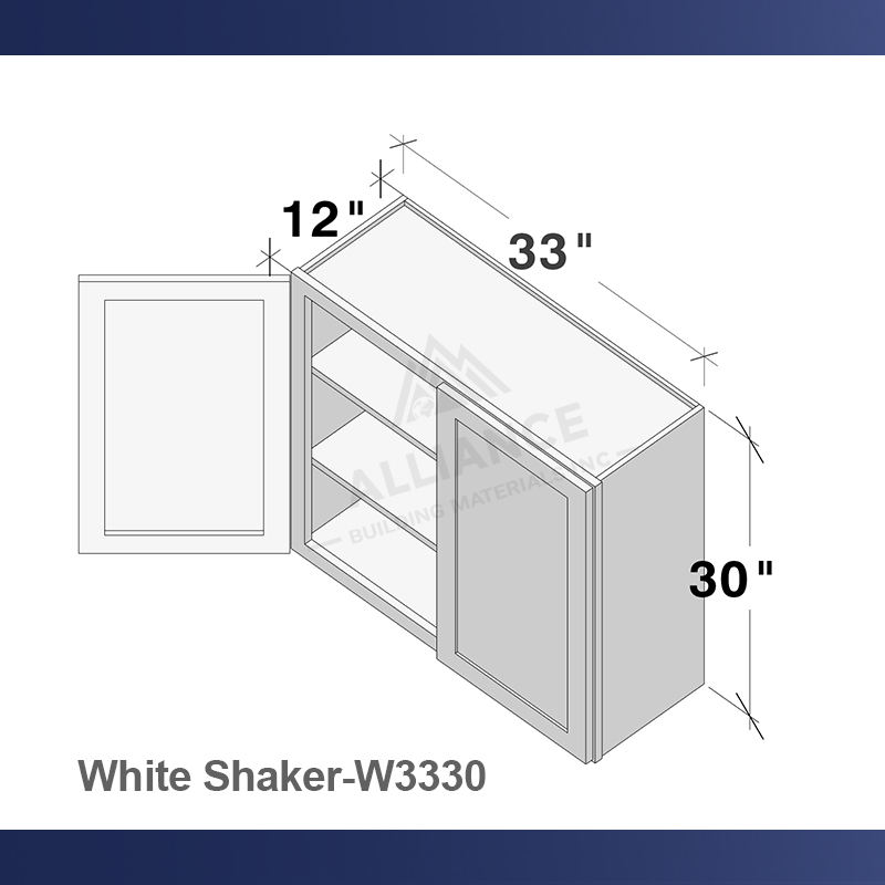 White Shaker-W3330