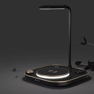 4 in 1 Multi Functionled Led Desk <strong>Lamp</strong> with Fast <strong>Charging</strong> for iPhone for Iwatch Wireless Charger with Light - Product Image 5
