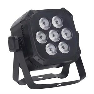 LED 7x3W MINI Par ışık RGB LED Par ışık Dmx512 kontrol DJ disko Bar kulübü parti düğün sahne ışık olay gösterisi - Product Image 3