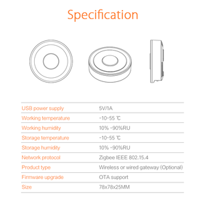 Tuya Smart domótica homekit dispositivo ZigBee 3,0 homekit Hub con cable ZigBee Gateway Smart Life App para el hogar inteligente - Product Image 5