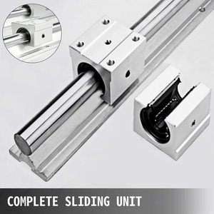 SBR16 16mm carril lineal de longitud 600mm de guía lineal con 2pcs SBR16UU rodamiento lineal cnc router parte