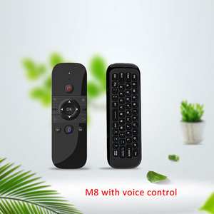 Alıcı TV 2.4 USB alıcısı ses asistanı denetleyicisi ile PC monitörü G kablosuz Mini klavye uzaktan kumanda - Product Image 2