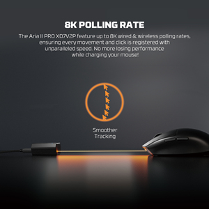 FANTECH Aria11 XD7V2P Gaming <strong>Mouse</strong> Custom Programmable Wireless Bluetooth 3395 Sensor 26000 DPI Professional <strong>Mice</strong> for Gamer - Product Image 4
