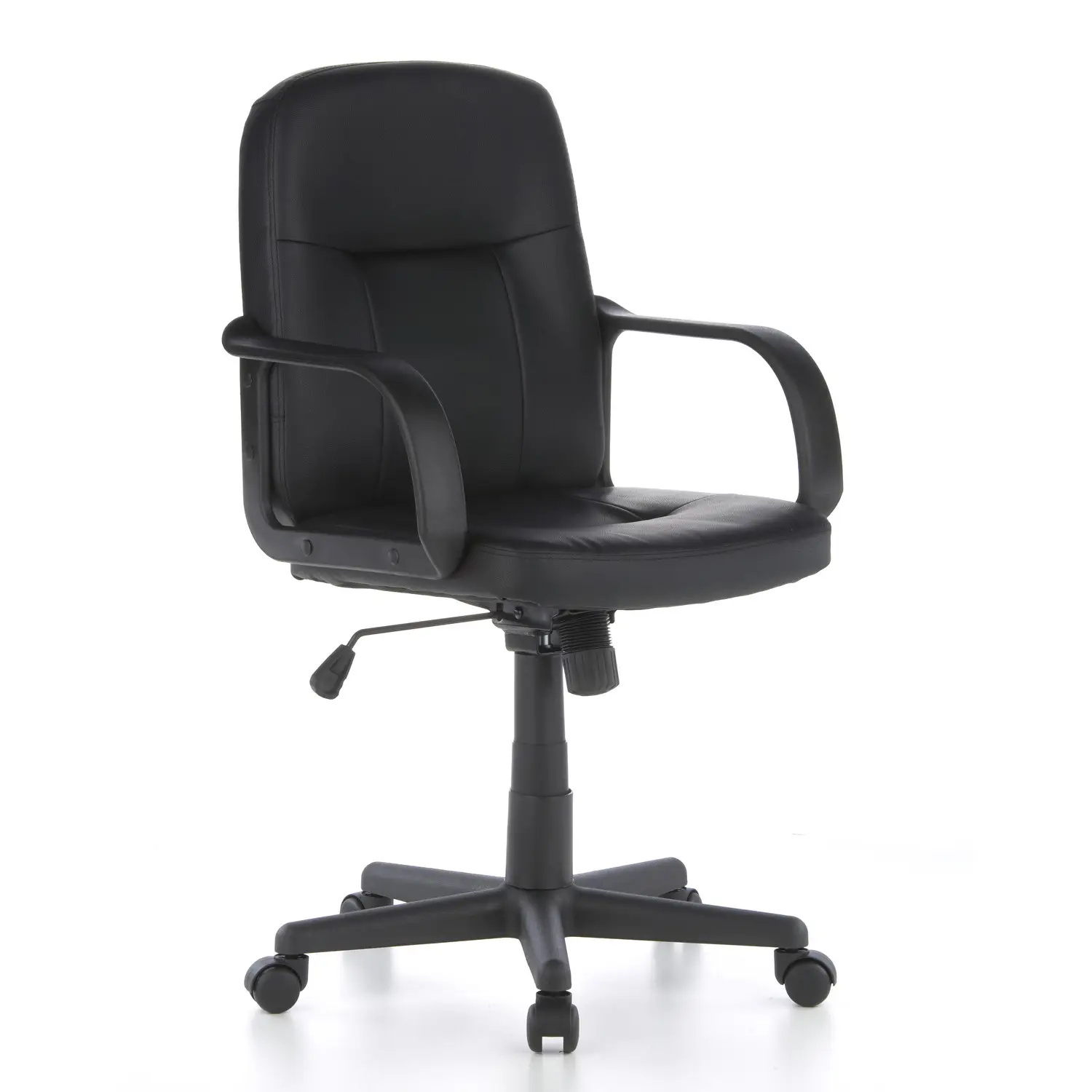 Cadeira de escritório giratória ajustável em couro PU com melhor preço Cadeira de escritório ergonômica para funcionários.