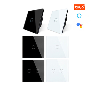 EU /UK Voice <strong>Control</strong> Google Home <strong>Automation</strong> <strong>System</strong> 1/2/3Gang Glass Zigbee No Neutral Efficient Light Tuya Smart Solution Switch - Product Image 1