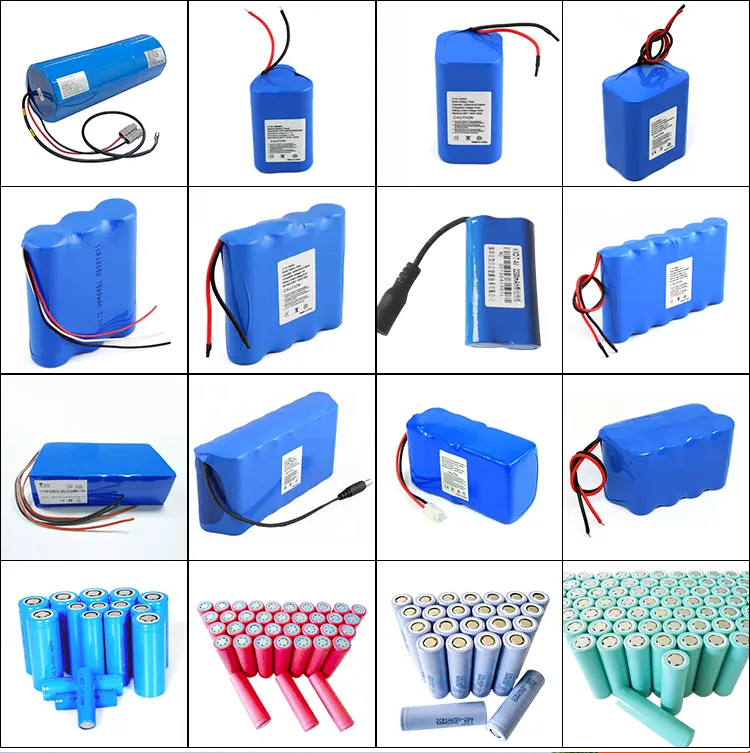 ก้อนแบตเตอรี่ลิเธียมไอออนแบบชาร์จไฟได้18650ก้อนแบตเตอรี่ลิเธียมไอออน3.7V 7.4V 10.8V 11.1V 12V 14.8V 24V 18650 21700