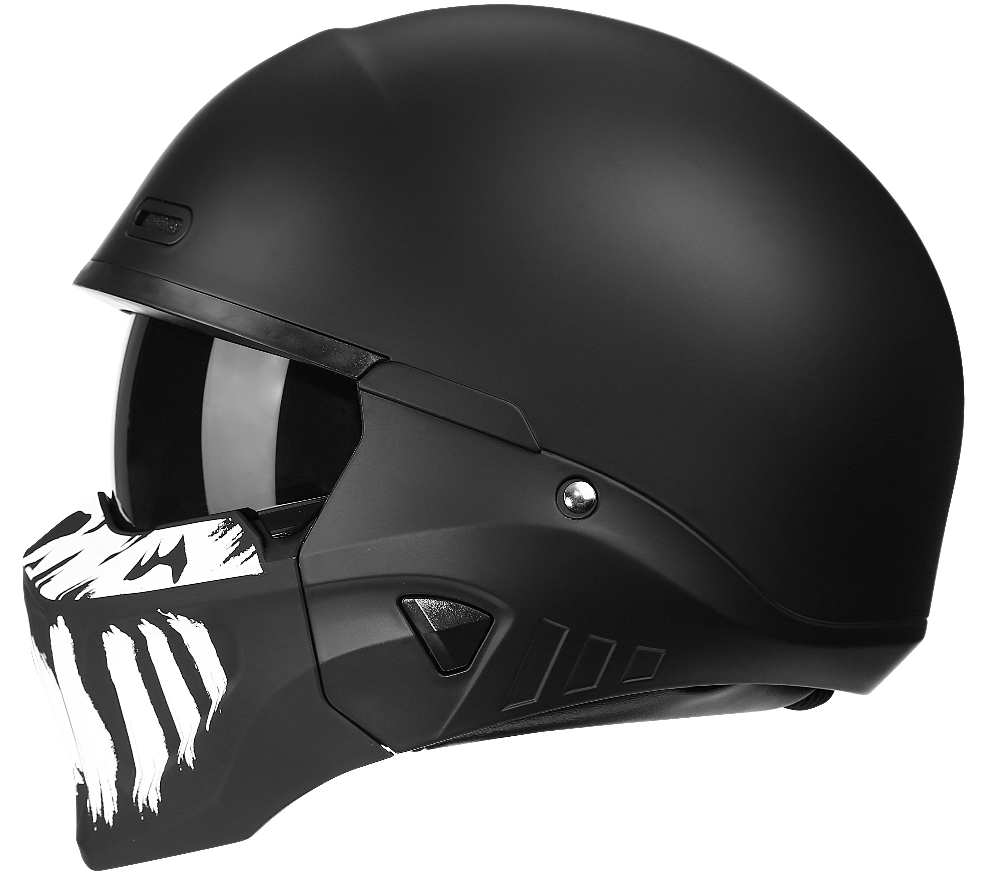 Matte Black & Skull Graphic