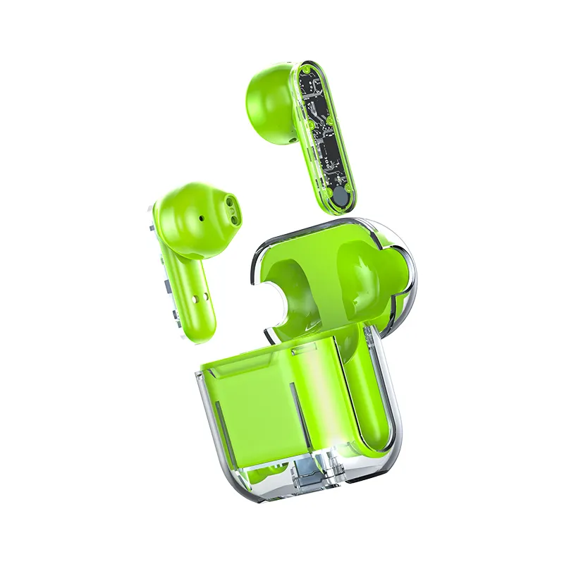 Space Capsule Transparent TM10 Neues Bluetooth-Headset Drahtlose Kopfhörer TWS 5.3 Game Sports Earbuds Mini-Kopfhörer