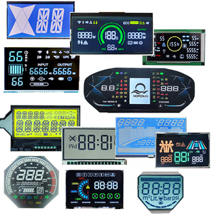 OEM&ODM LCD-Fabrik TN VA schwarzer monokromer LCD-Bildschirm BTN benutzerdefinierter LCD-Anzeigenmodul 8-Zahl-7-Segment-Anzeige - Product Image 1