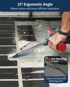 SDS cộng với 3 "x 10" gạch loại bỏ đục bit, <span class=keywords><strong>cranked</strong></span> Đầu phẳng xẻng rộng mở rộng công cụ cho búa quay, thinset vữa sàn - Product Image 4