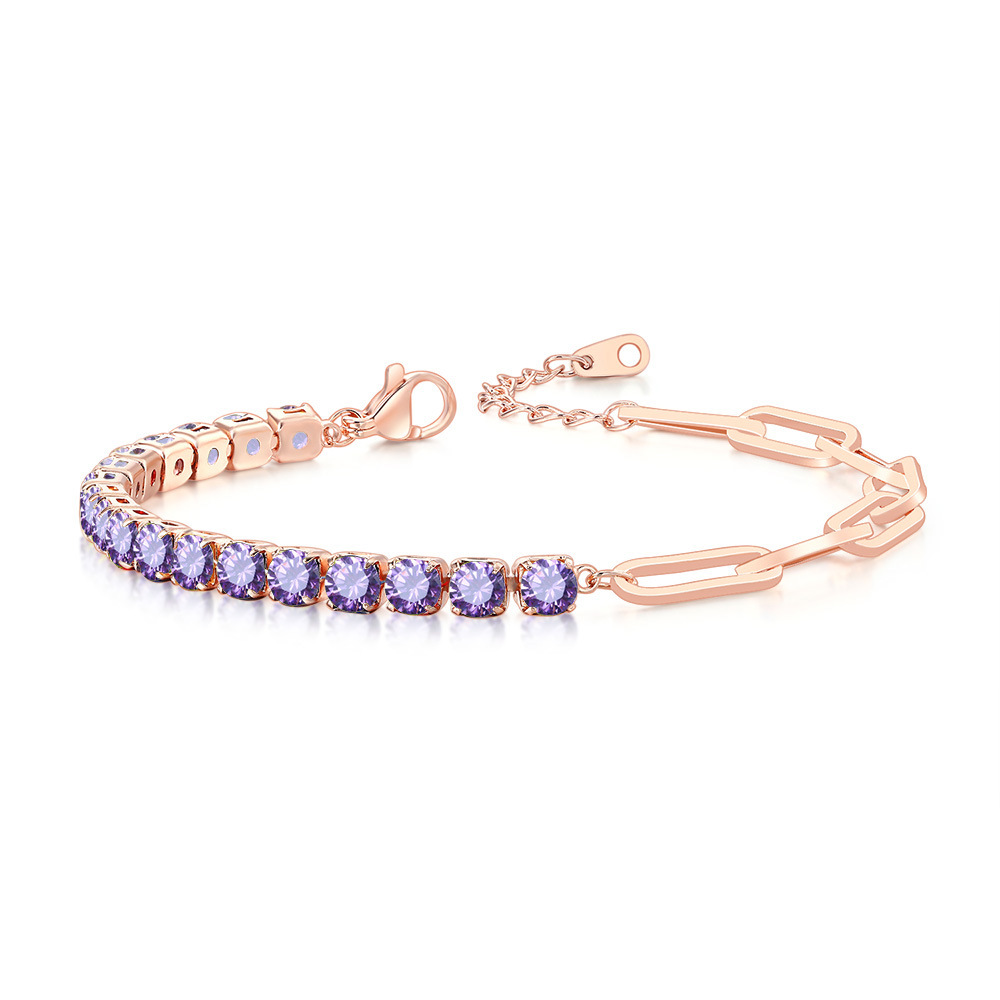 4mm rose gold agate