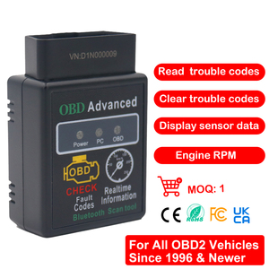 超便宜的迷你ELM327 OBD高级车载诊断2扫描仪蓝牙4.0 V1.5 ODB2 EODB2诊断引擎代码阅读器 - Product Image 3