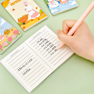 Vendita calda Made In Yiwu forniture per la scuola per bambini articoli di cancelleria Eco Friendly <span class=keywords><strong>custom</strong></span> a7 tascabili semplici taccuini con copertura In pvc