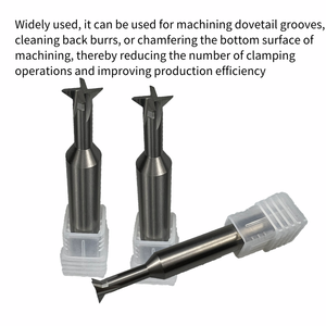 30&deg; 45&deg; 60&deg; End Mill Dovetail Milling <strong>Cutter</strong> Carbide Cutting Tool T Sloting <strong>Cutter</strong> Customizable for Aluminum Steel - Product Image 5