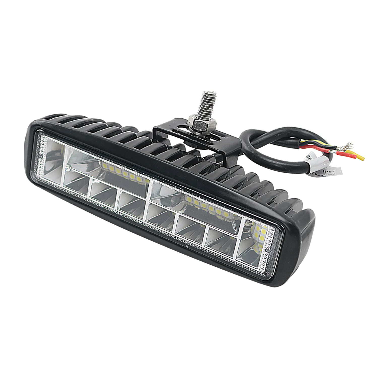 Offroad 24 V 12V camion barra luminosa a LED a doppio colore auto SUV ATV Flood Beam 24 Volt LED luce di lavoro per auto