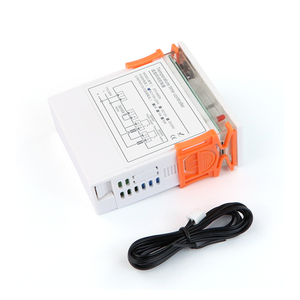 Intelligent Digital Temperature Time <strong>Controller</strong> 110V 220V Thermostat <strong>Timer</strong> Heating and Cooling With Temperature <strong>Sensor</strong> ZFX-9060A
