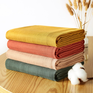 Pamuk Muslin kundak bebek battaniye nötr bebek kundaklama Wrap kreş erkek kız Unisex için battaniye alma - Product Image 3