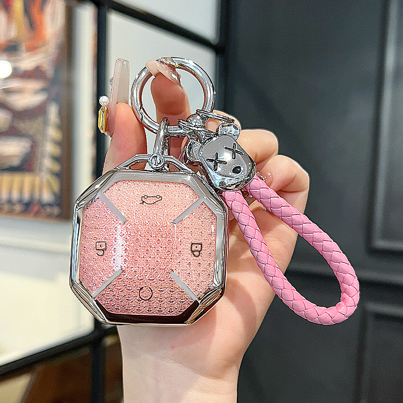 Rose + ours tressé