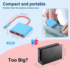 3合1扩展转换器类型3合1 USB C集线器，带高清电视 + USB 3.0 + usb-c 3端口 - Product Image 6