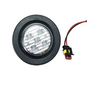 2.5 inç 5 SMD led yuvarlak gösterge ışığı 10V-30V yüksek parlaklık yan işaretleyici lamba için kamyon römork kamyon - Product Image 4