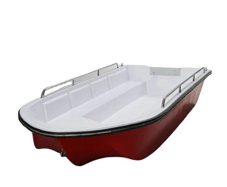 Cabine de pêche pliable en fibre de verre, bateau avec moteur électrique, 4-8m