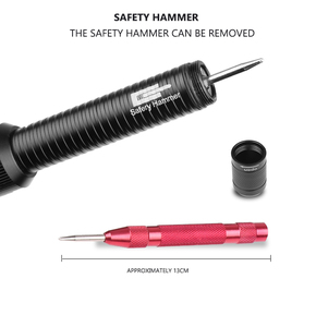 Đèn LED 400 Lumen T6 Có Thể Sạc Lại Dưới Nước Đai An Toàn Búa Chiến Thuật Đèn Pin Lặn Ánh Sáng Mạnh Cho Trường Hợp Khẩn Cấp - Product Image 5