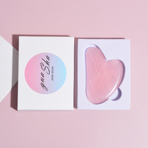 أفضل كوارتز وردي اليشم الحقيقي Gua Sha Crystal GUA DHA وجسم الوجه والرقبة - Product Image 6