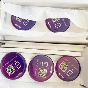 Menú de mesa de restaurante Digital de 13,56 MHz Rfid Nfc Etiqueta de menú de restaurante código Qr para platos de pedido - Product Image 6