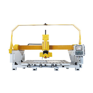 3D 5 trục CNC <span class=keywords><strong>Router</strong></span> đá điêu khắc cầu Saw 45 độ gạch Máy cắt - Product Image 2