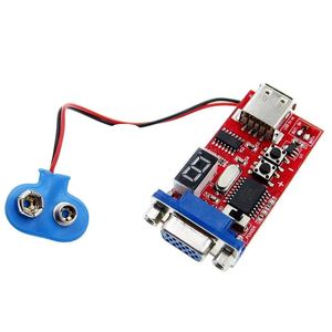 LED Digital VGA generador de señal LCD probador 15 señales diferentes salida USB batería fuente de alimentación Dual DC 9V módulo