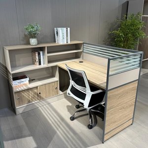 Minimalist isches Design Personal Computer Schreibtisch und Stuhl Kombination Fabrik Direkt Büro Arbeits bereich Stand Bildschirm Büro Schreibtisch Möbel - Product Image 2