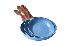 Durable Granite Coated All Aluminum Non-Stick Kitchenware <strong>Set</strong> Classic Design for Home Cooking and Camping - Product Image 3