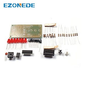 Elektronik DIY kiti NE555 CD4017 DIY kiti 5mm kırmızı LEDs 4.5-5V elektronik eğlence DIY kiti - Product Image 3