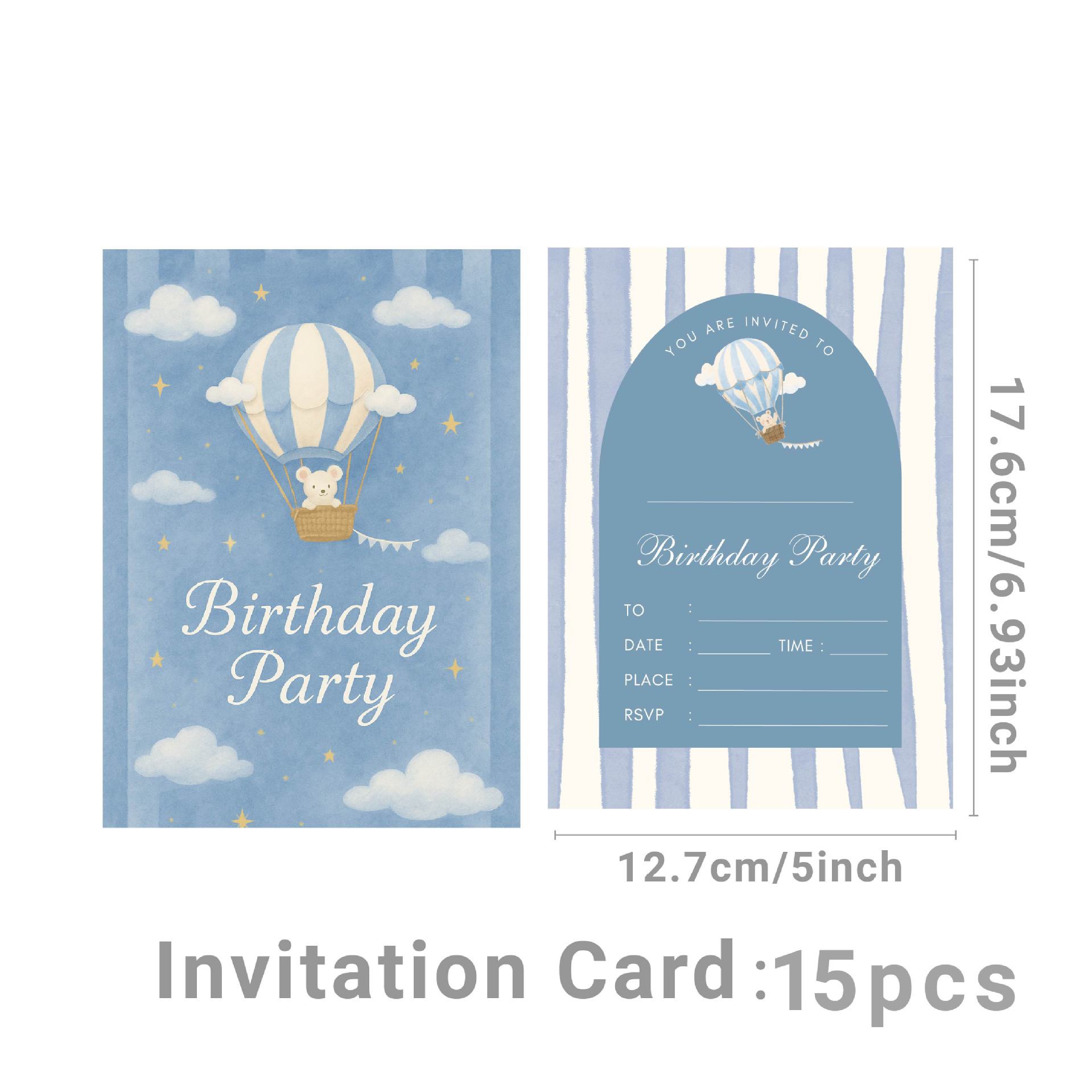 Invitation card 15pcs