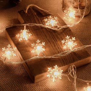 Christmas Outdoor Waterproof <strong>Snowflake</strong> Decorative Light <strong>String</strong> for Balcony Window Atmosphere and Scene Layout - Product Image 2