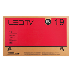 LEDTV 19-kırmızı renk kutusu yeni 19 inç led tv tv 19 inç 2K + 4K küçük crt tv android akıllı - Product Image 6