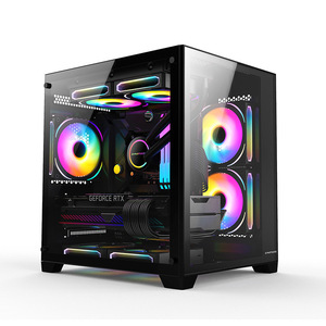 2024 Gaming Pc Gamer Desktops Micro ATX <strong>Computer</strong> <strong>Case</strong> MATX ITX PC <strong>case</strong> Removable I/O <strong>Interface</strong> Supports 360mm Water-cooled - Product Image 1