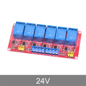 6-Kanal 5V 12V 24V Relais modul platinen abschirmung mit Optokoppler unterstützung Hoch-und Niedrig pegel auslöser für Arduino